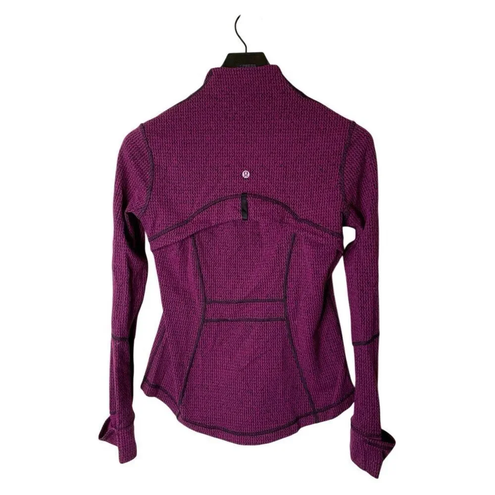 Lululemon Define jacket Teeny Tooth Deep Fuchsia women's size 8